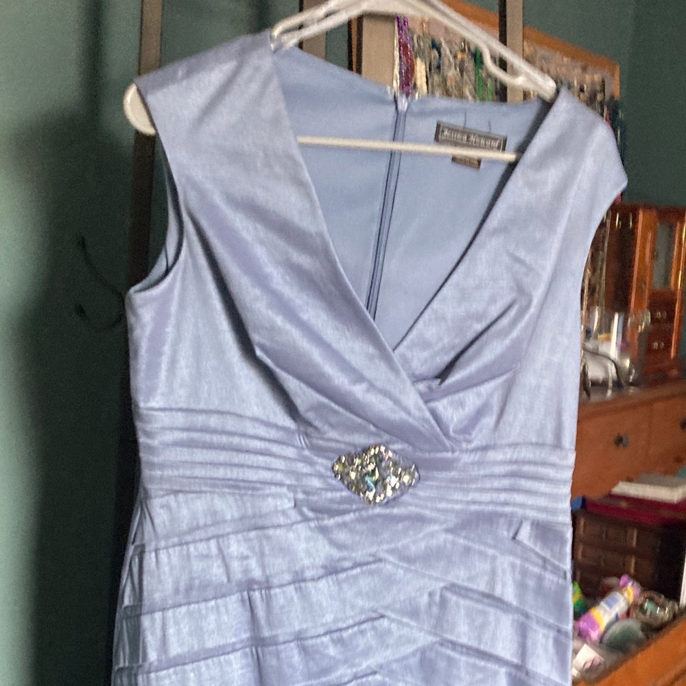 Ice blue cocktail dress